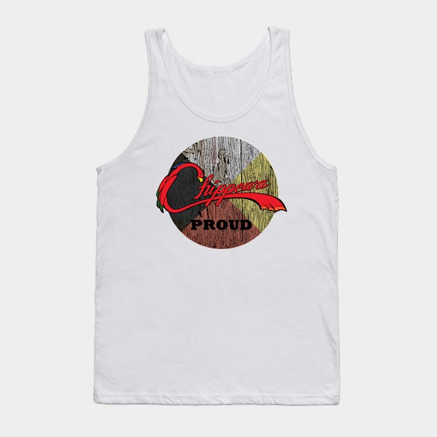 Chippewa Proud Medicine Wheel Tank Top by O_Canada 